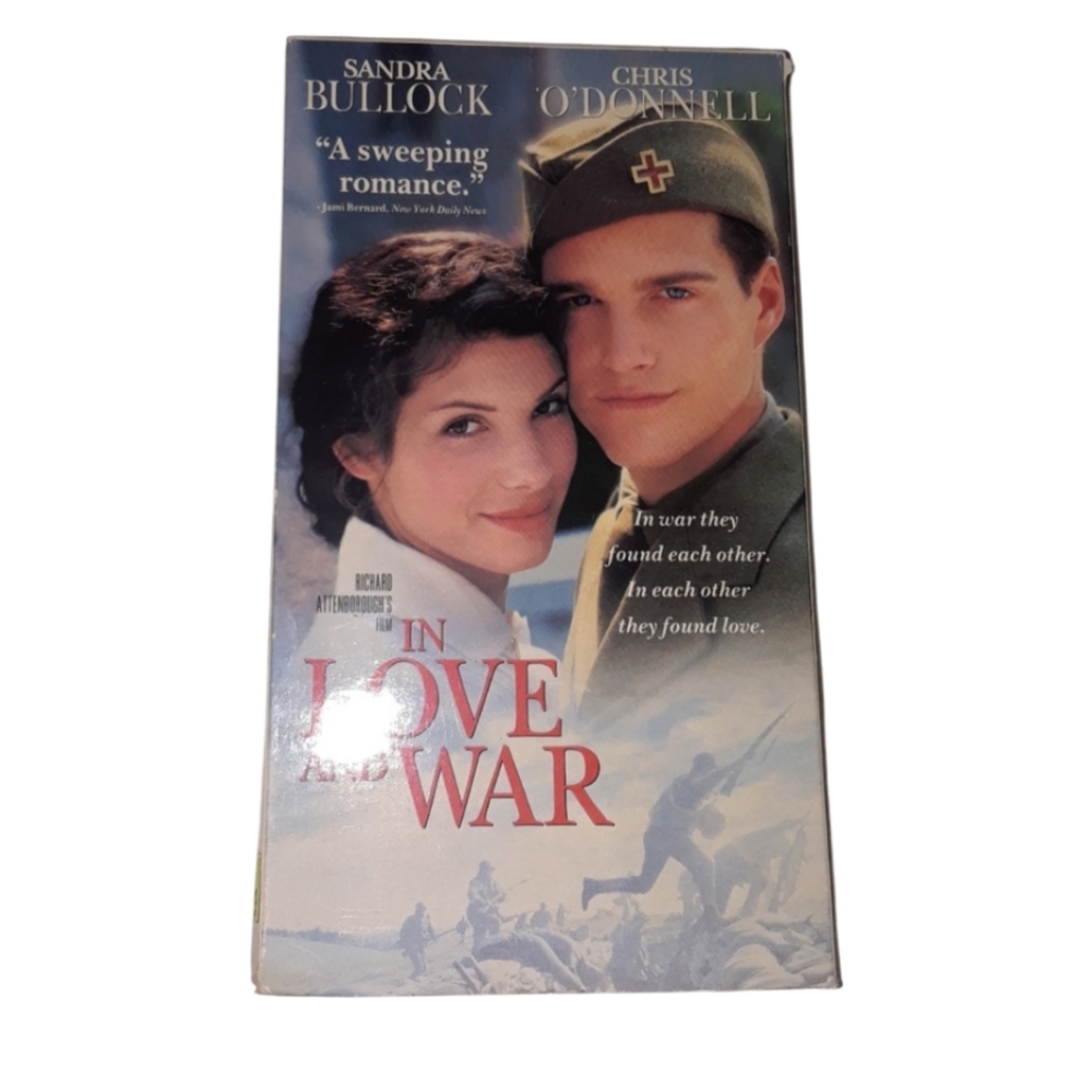 6/$15 In love and war Alliance Atlantis VHS video tape